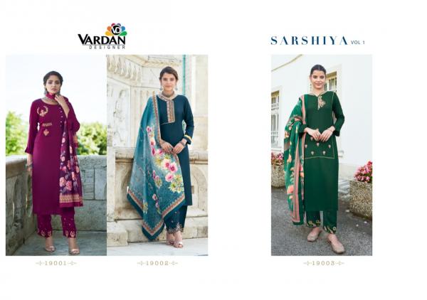 Vardan Sarshiya 1 Smooth Designing Kurti Bottom And Dupatta Catalog